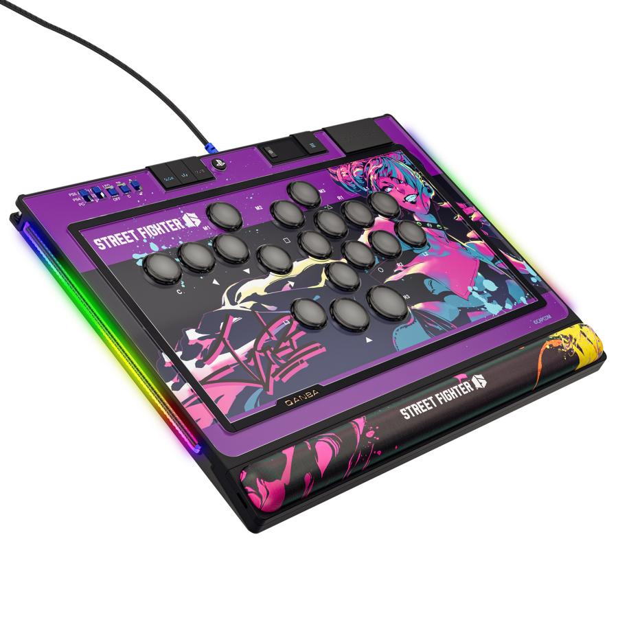 QANBA 拳覇 限定特典付き] Qanba SAPPHIRE × Capcom Street Fighter 6 JURI