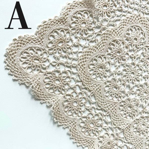30cm×46cm前後 テーブル装飾 敷物 マルタ共和国 ゴゾ島伝統工芸