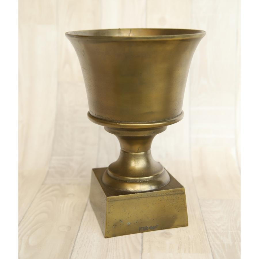 Alu G0ld brass tr0ugh vase