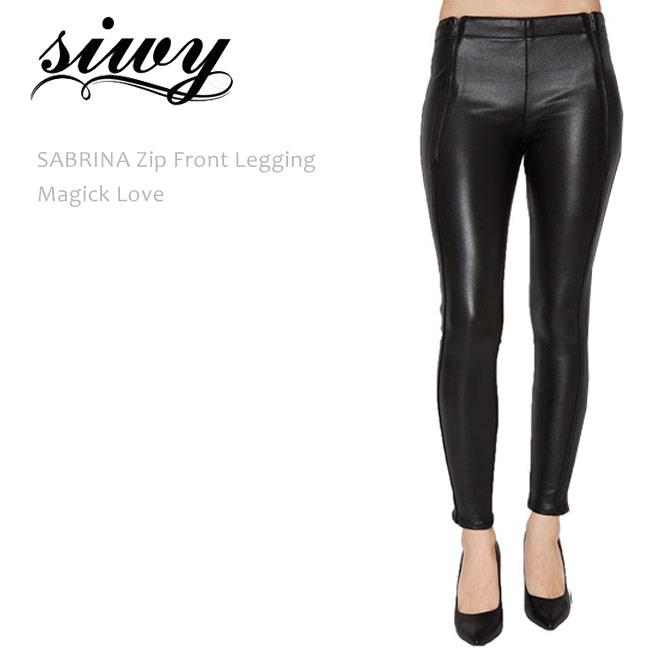 Siwy（シィーウィー） SABRINA ZIP FRONT LEGGING Magick Love レザー風パンツ｜itempost｜02