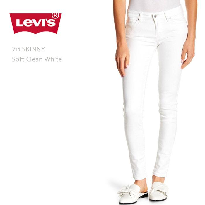 Levi's （リーバイス） 711 SKINNY Soft Clean White ホワイトスキニー｜itempost｜02