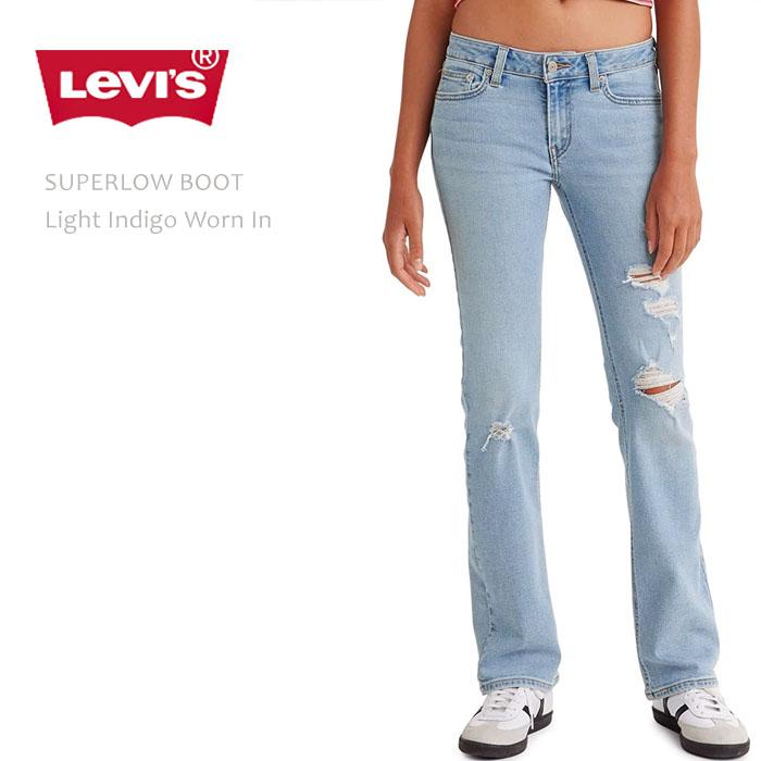Levi's （リーバイス） SUPERLOW BOOT Light Indigo Worn In