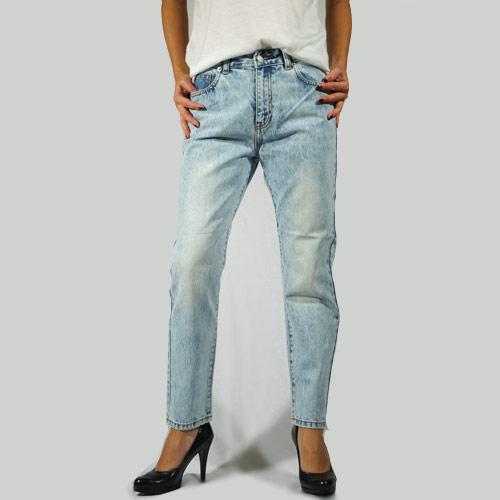 DR DENIM（ドクターデニム） PEPPER HIGH RISE STRAIGHT Light Blue Wash リラックスストレートデニム｜itempost｜09