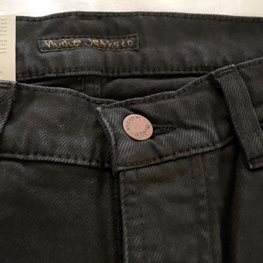 NUDIE JEANS（ヌーディー ジーンズ） GRIM TIM Matte Black OD グリムティム スリムストレート_5