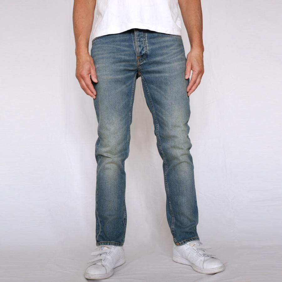 NUDIE JEANS（ヌーディー ジーンズ） SOLID OLLIE Blue Clay ソリッドオーリー ストレート_7