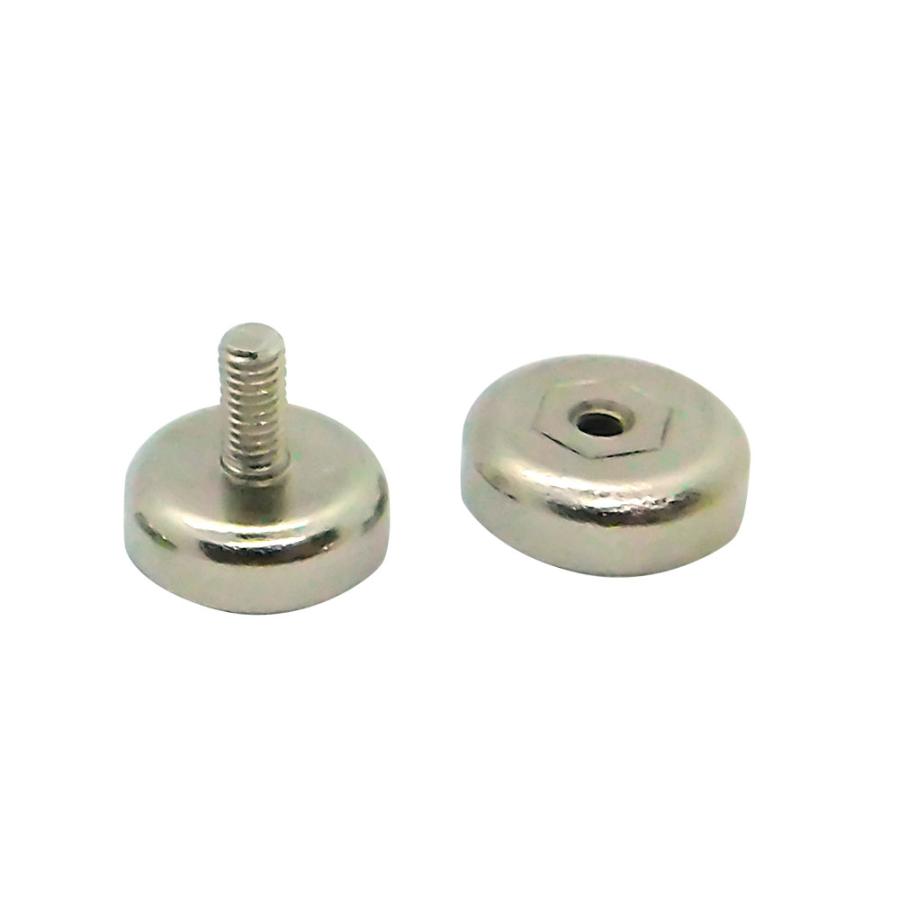 ネジ式 マグネット 5個セット 強力ネオジム磁石 防犯カメラ 照明 (16mm) [MAGNET-SCREW-16]