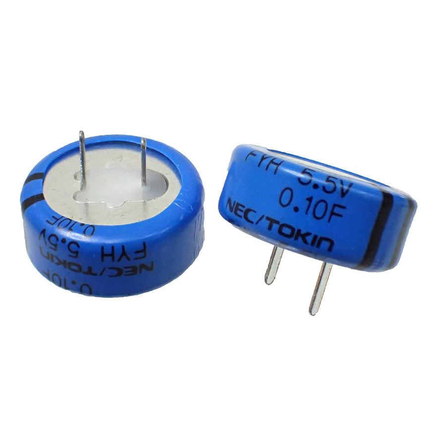 NEC TOKIN 電気二重層コンデンサ 5.5V 0.10F 70℃ スーパー NEC TOKIN 電気二重層コンデンサ 5.5V 0.10F 70℃ スーパー