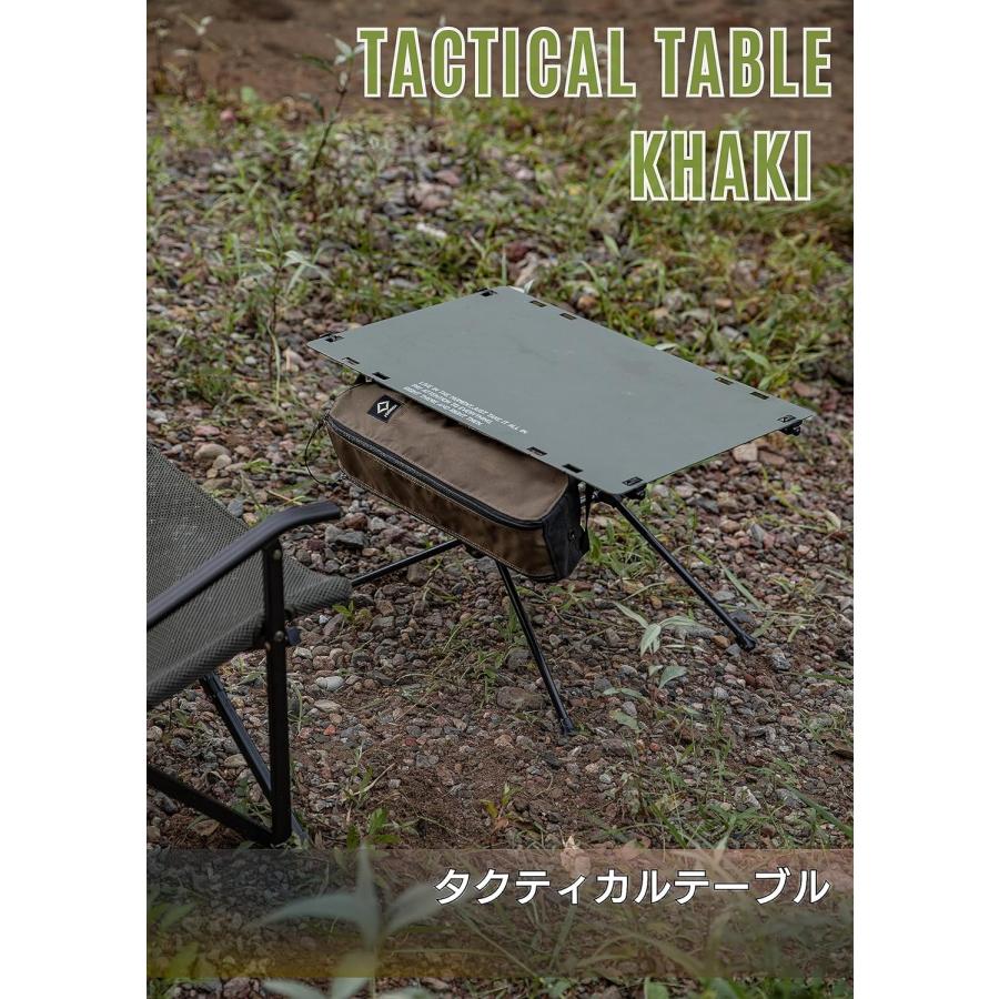 タクティカルテーブル カーキ キャンプ アルミ テーブル TACTICAL TABLE T-510JZ-TG｜itempost｜09