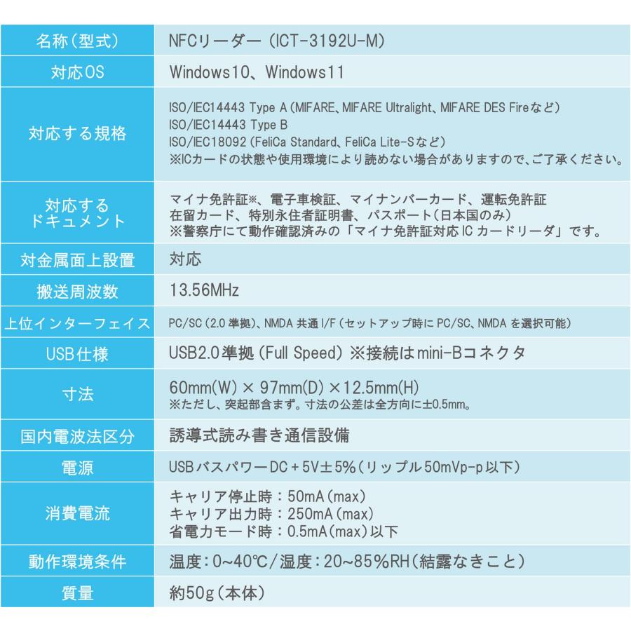 NFCリーダー ICT-3192U-M : shopooo by GMO - 通販 - Yahoo!ショッピング