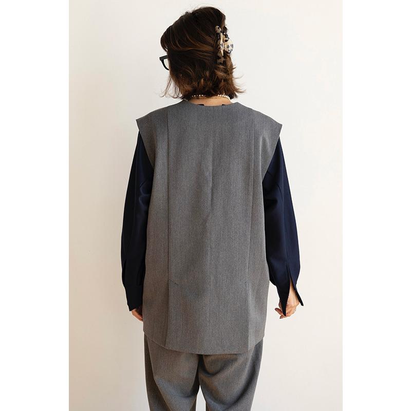 バイカラーパイピングベスト/CAVEZA ROSSO/カベサロッソ :1