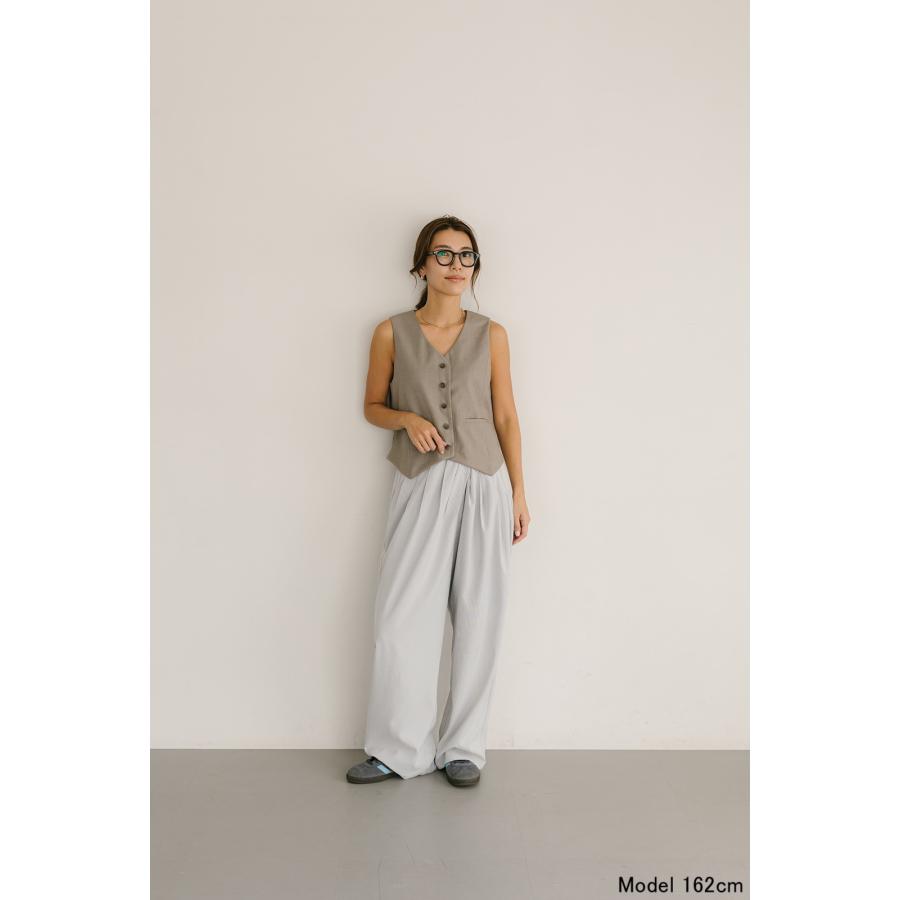 2/6 19:00発売＞Vネックコンパクトベスト/CAVEZA ROSSO/カベサロッソ  