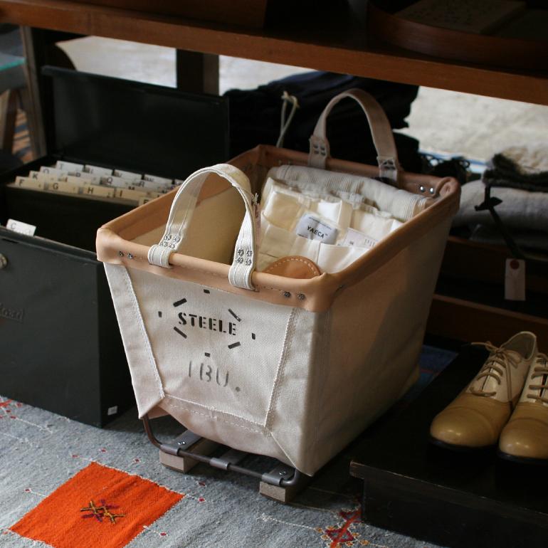 STEELE CANVAS BASKET スチールキャンバスバスケット｜SQUARE #20 1bu