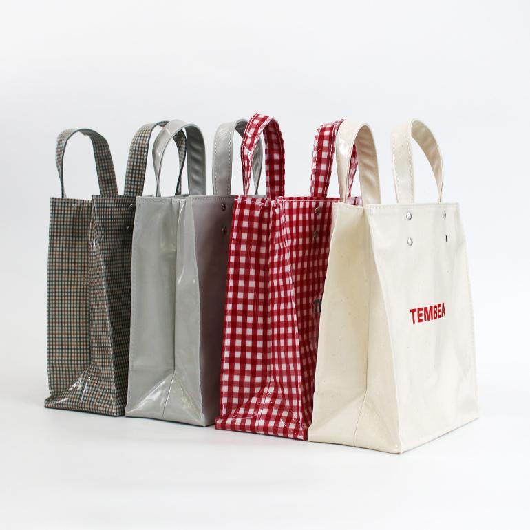 本日限定価格 新品未使用 TEMBEA テンベア PAPER TOTE TEMBEA テンベア｜PAPER TOTE SMALL GINGHAM RED : shopooo by GMO