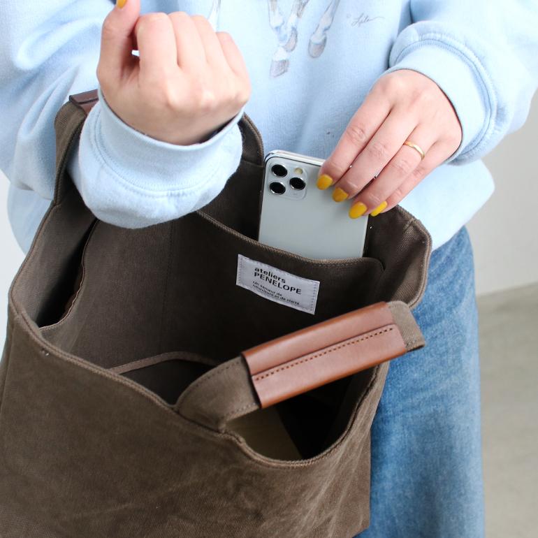 ateliers PENELOPE アトリエペネロープ｜AP ホールトート(S) グレー