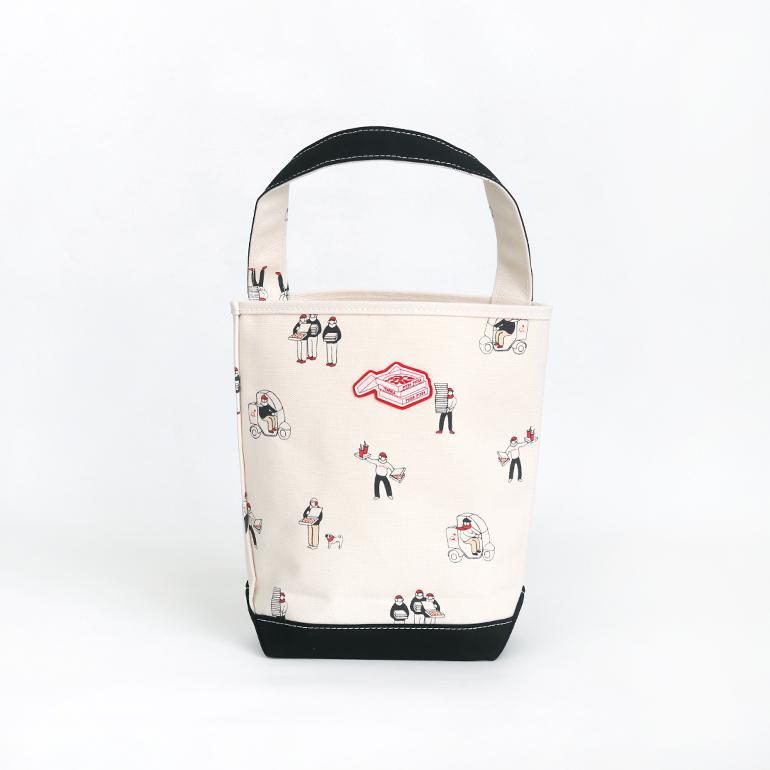 TEMBEA テンベア｜BAGUETTE TOTE SMALL PIZZA+WAPPEN/BLACK : shopooo