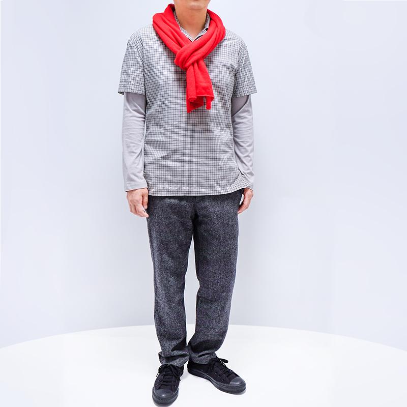 メンズマフラー カシミヤウール混 レッド カシミアが得意なミラノのファクトリーブランド 32幅 190cm 男性マフラー 1 Cep17 251 Shopooo By Gmo 通販 Yahoo ショッピング