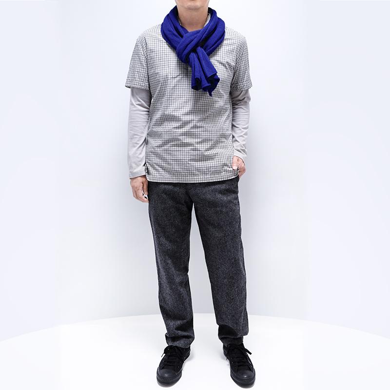 メンズファッション シリアルシール付 メンズマフラー カシミヤウール混 New ブルー カシミア が得意なミラノのファクトリーブランド 32幅 190cm 男性マフラー Affhnqsmwx Oldmcdonaldfishcamp Com