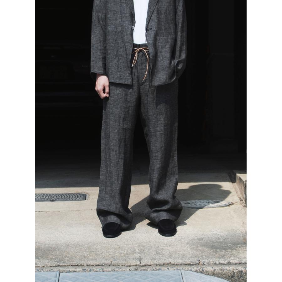 NAM OU RIVER TRIP PANTS (BLACK MIX) NK03260F144の画像
