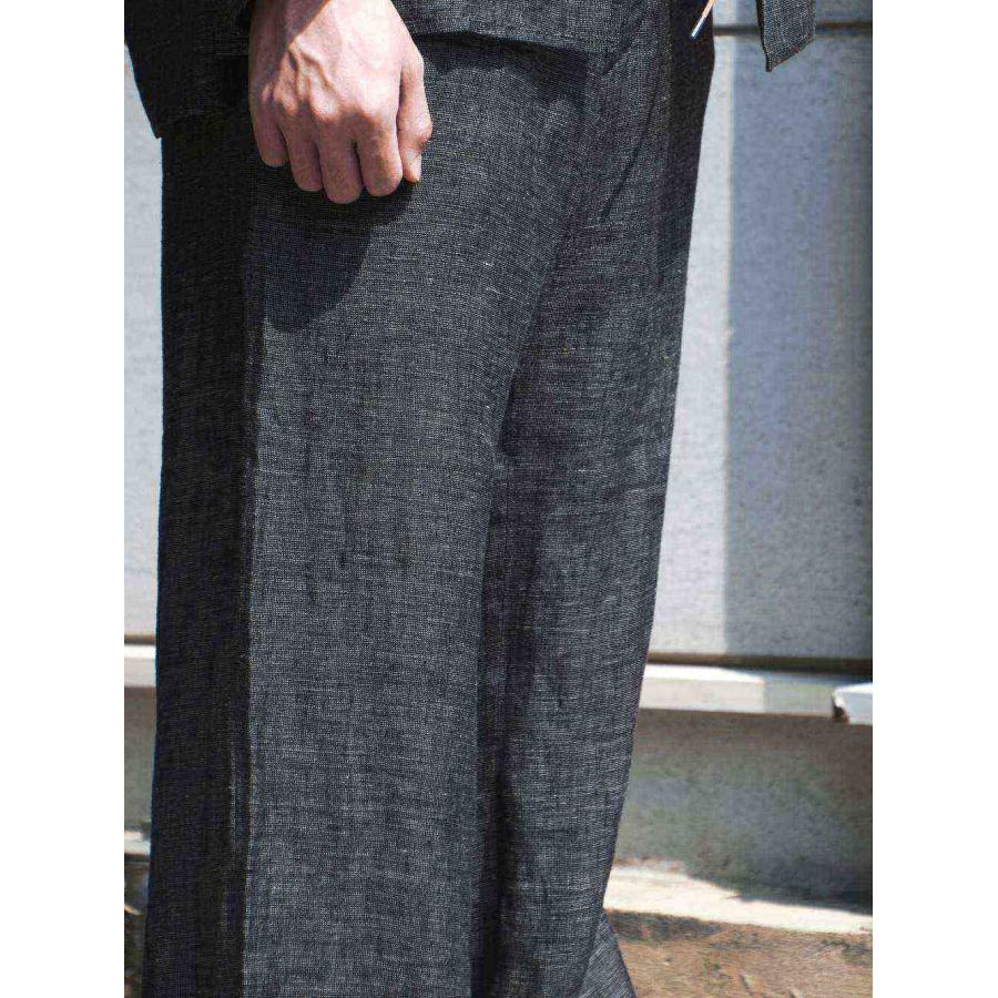 NAM OU RIVER TRIP PANTS (BLACK MIX) NK03260F144の画像