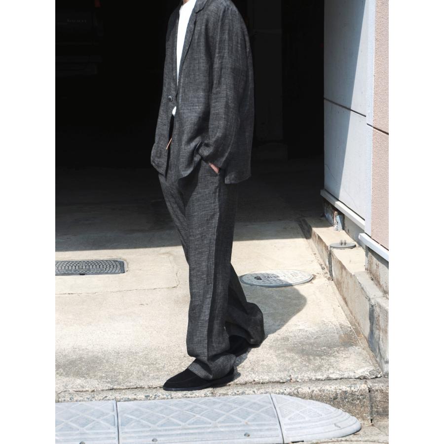 NAM OU RIVER TRIP PANTS (BLACK MIX) NK03260F144の画像