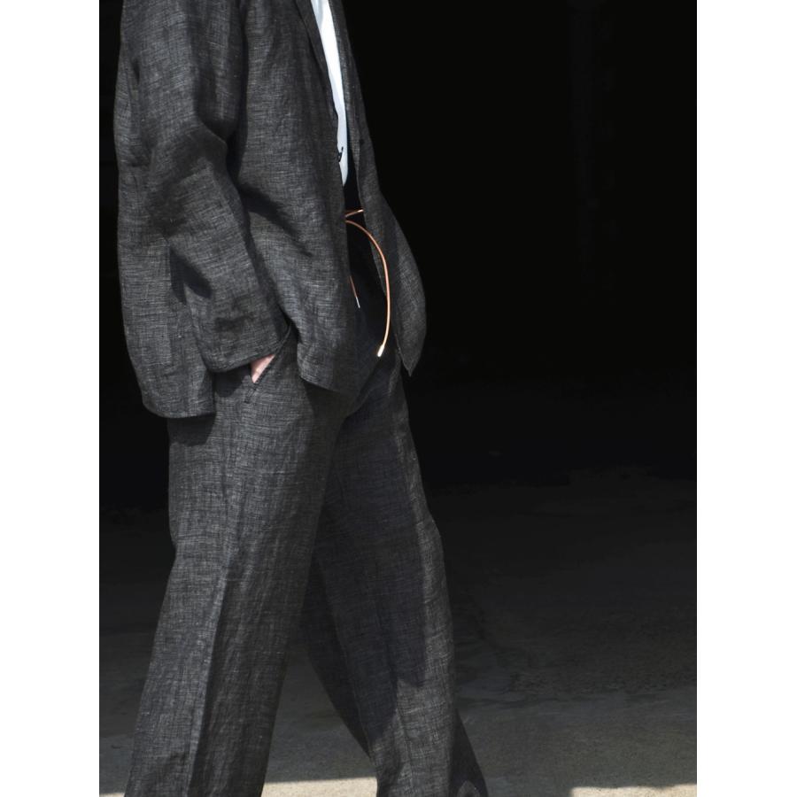 NAM OU RIVER TRIP PANTS (BLACK MIX) NK03260F144の画像
