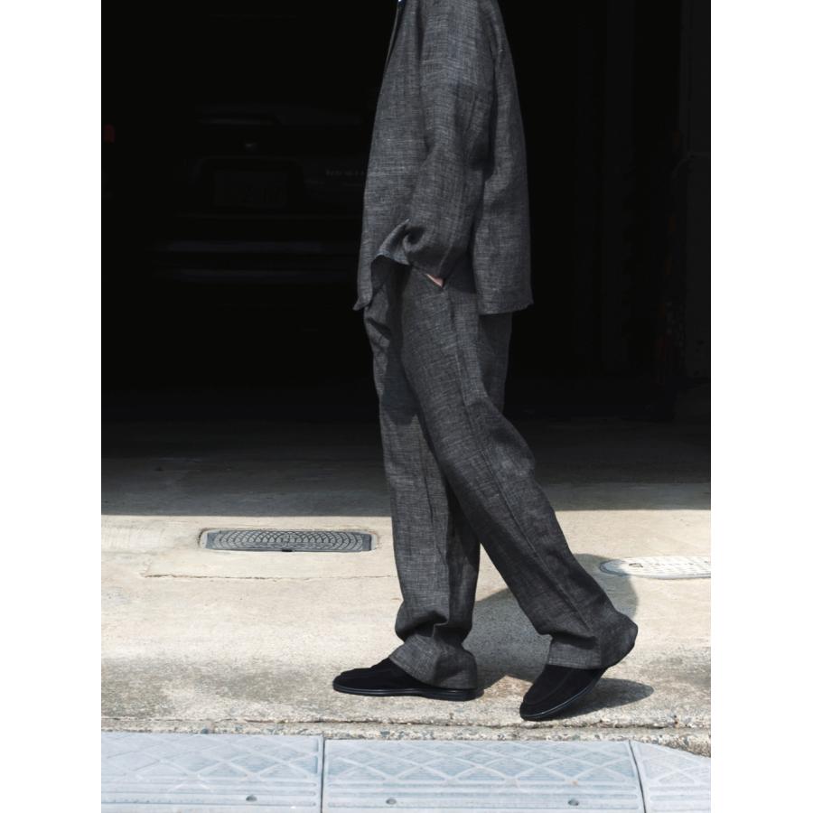 NAM OU RIVER TRIP PANTS (BLACK MIX) NK03260F144の画像