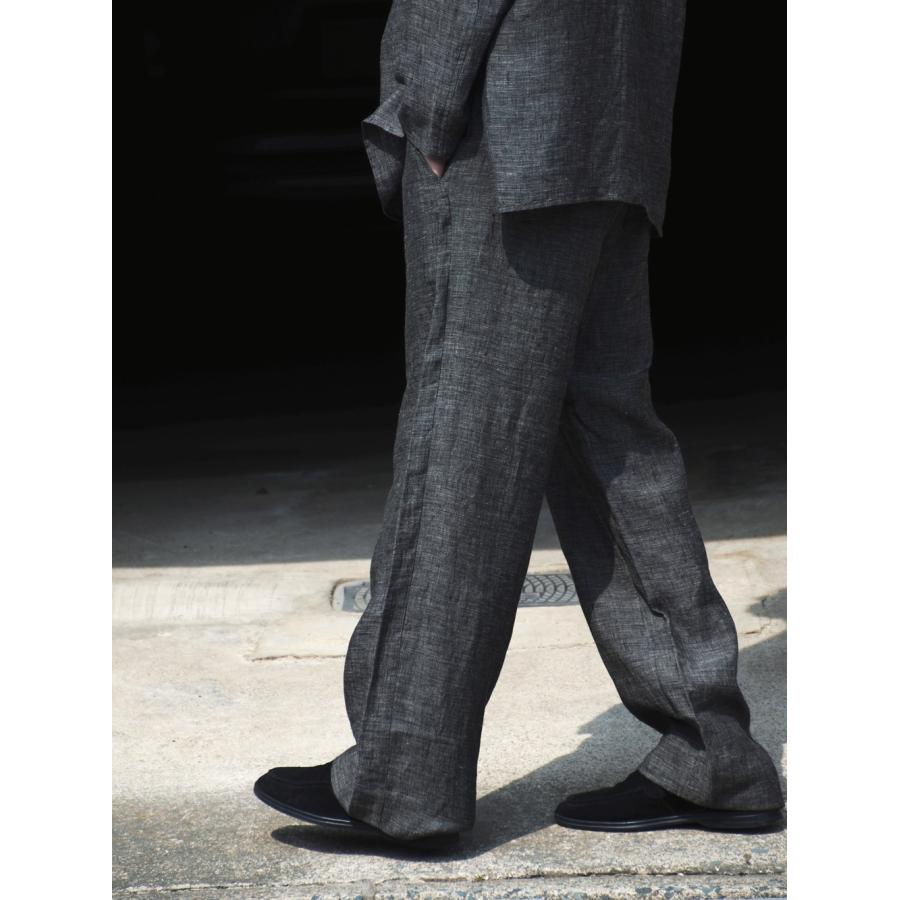 NAM OU RIVER TRIP PANTS (BLACK MIX) NK03260F144の画像