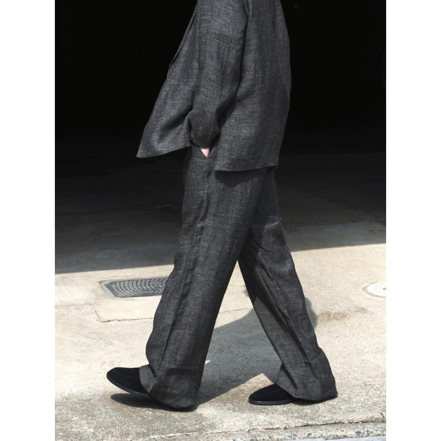 NAM OU RIVER TRIP PANTS (BLACK MIX) NK03260F144の画像