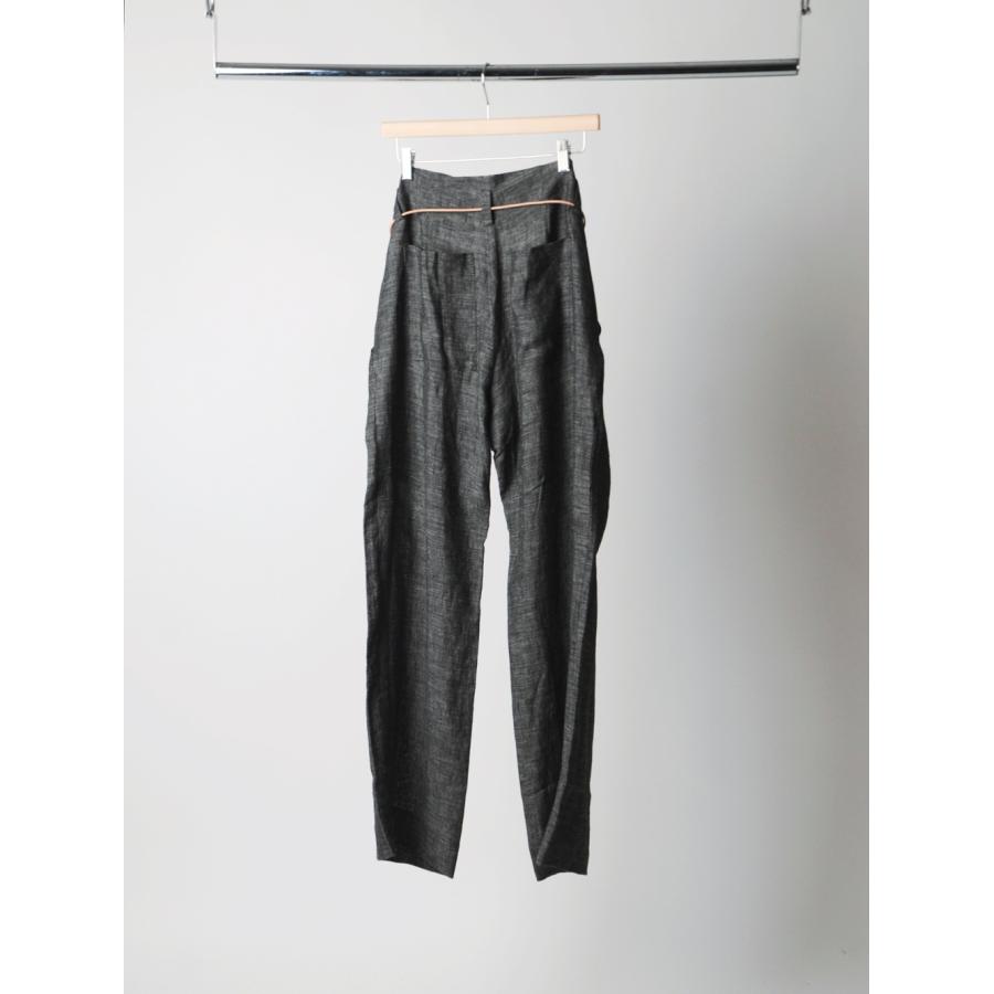 NAM OU RIVER TRIP PANTS (BLACK MIX) NK03260F144の画像