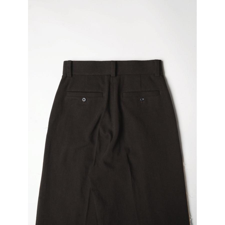 Tuck pants 008 (Brown) Pn021の画像