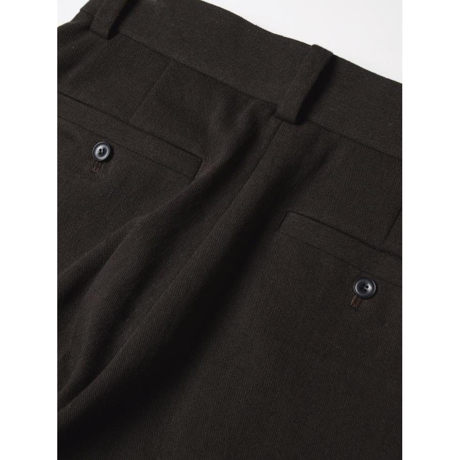 Tuck pants 008 (Brown) Pn021の画像