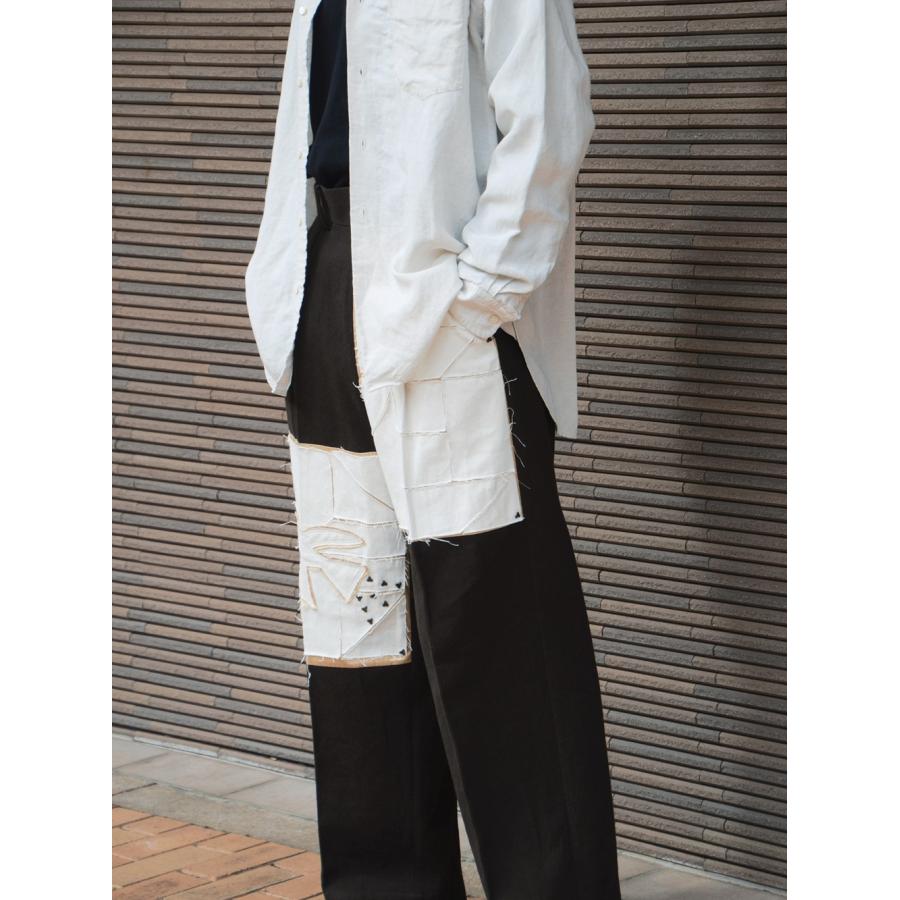 Tuck pants 008 (Brown) Pn021の画像