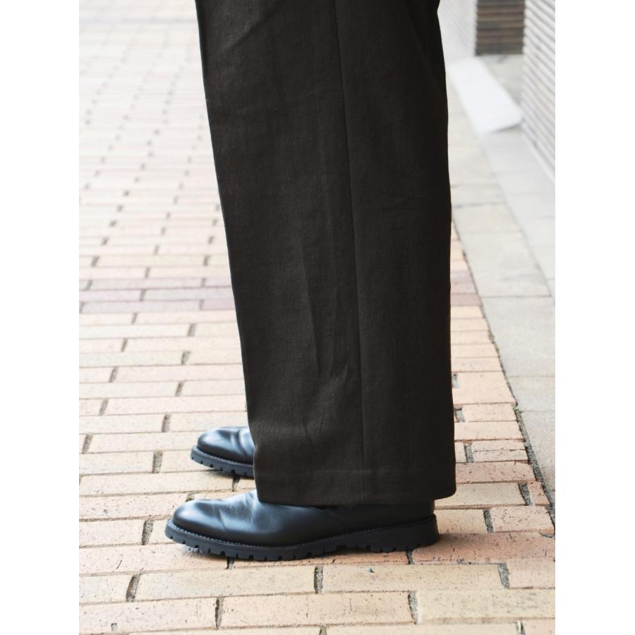 Tuck pants 008 (Brown) Pn021の画像