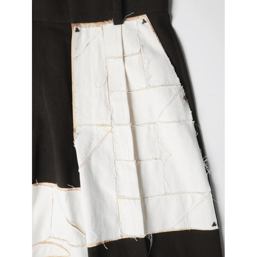 Tuck pants 008 (Brown) Pn021の画像
