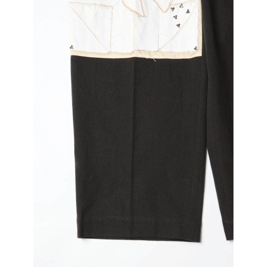 Tuck pants 008 (Brown) Pn021の画像