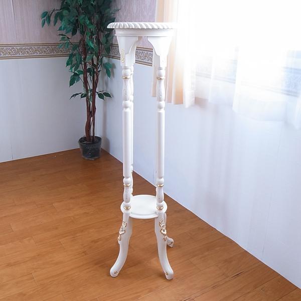 【送料無料】アンティーク調 oro bianco 花台 m001 マホガニー材使用_2