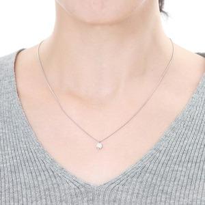 ダイヤモンドペンダント/ネックレス プラチナ Pt900 0.5ct ダイヤネックレス 一粒 6本爪 Hカラー SI2クラス Good 0.5カラット 鑑定書付き(卸商品)の画像