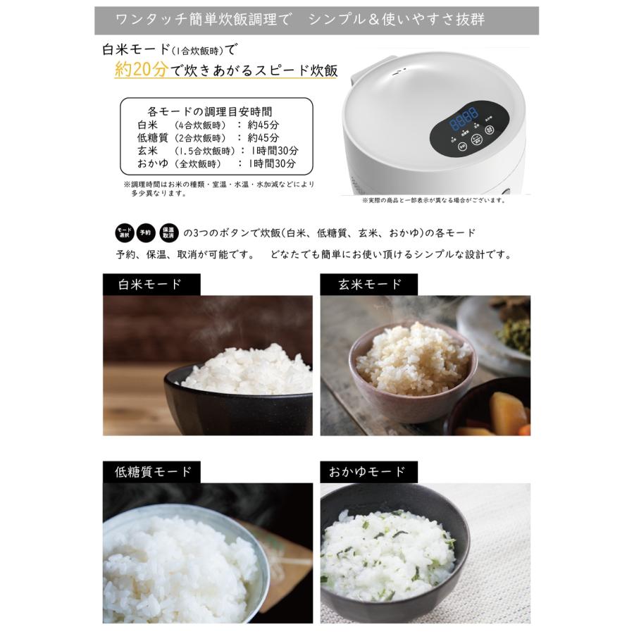 AINX Smart Rice Cooker スマートライスクッカー 糖質カット炊飯器