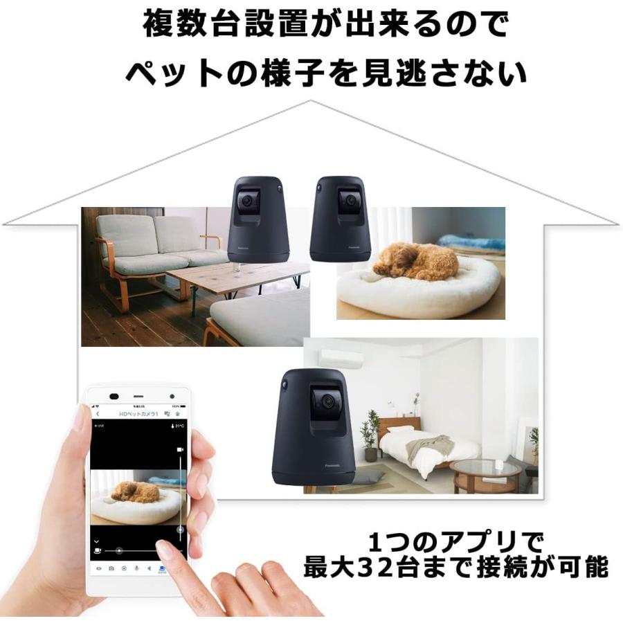 Panasonic パナソニック ネットワークHDペットカメラ 留守番見守り
