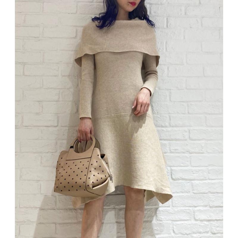 Desert Rose デザートローズ オフショルダーランダムフレアープルオーバーニットワンピース 19md 1 Desertrose 739 Shopooo By Gmo 通販 Yahoo ショッピング