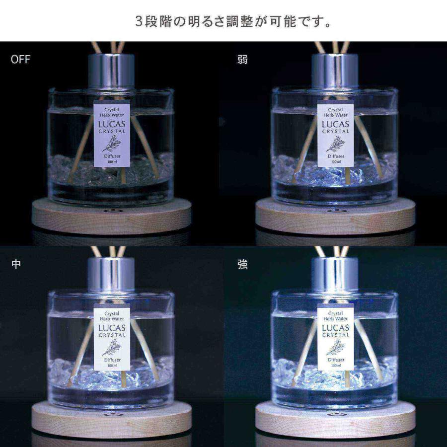 ナチュラルウッド LEDコースターランプ 【木製LEDディスプレイ照明