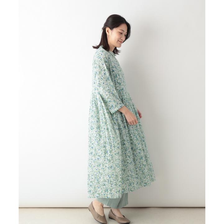 小花柄コットンダブルガーゼシャツワンピース : shopooo by GMO - 通販