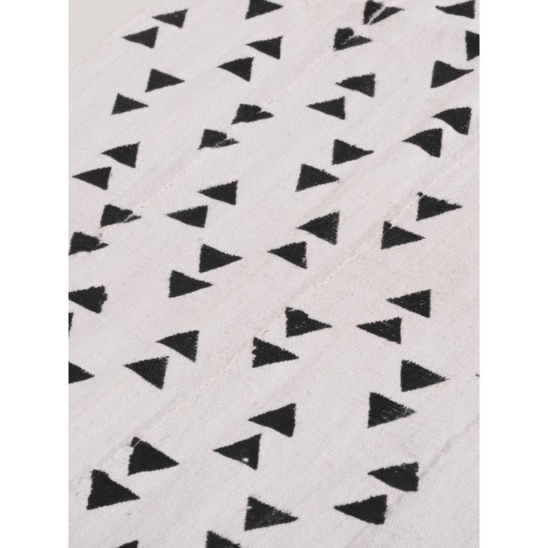 マリ 泥染布（ボゴランフィニ・白） 三角 E22013　156cm×99.5cm ボゴランフィニ 5cm 骨董品