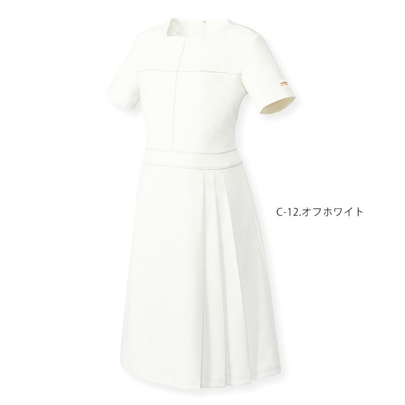 [在庫限り]ミッシェルクラン ワンピース MK0030 [透防止/制電/ストレッチ/制菌/工業洗濯対応] 美容 歯科 エステ クリニック 受付_1