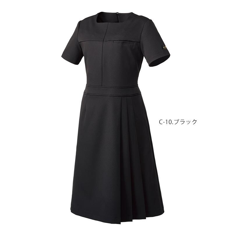 [在庫限り]ミッシェルクラン ワンピース MK0030 [透防止/制電/ストレッチ/制菌/工業洗濯対応] 美容 歯科 エステ クリニック 受付_2