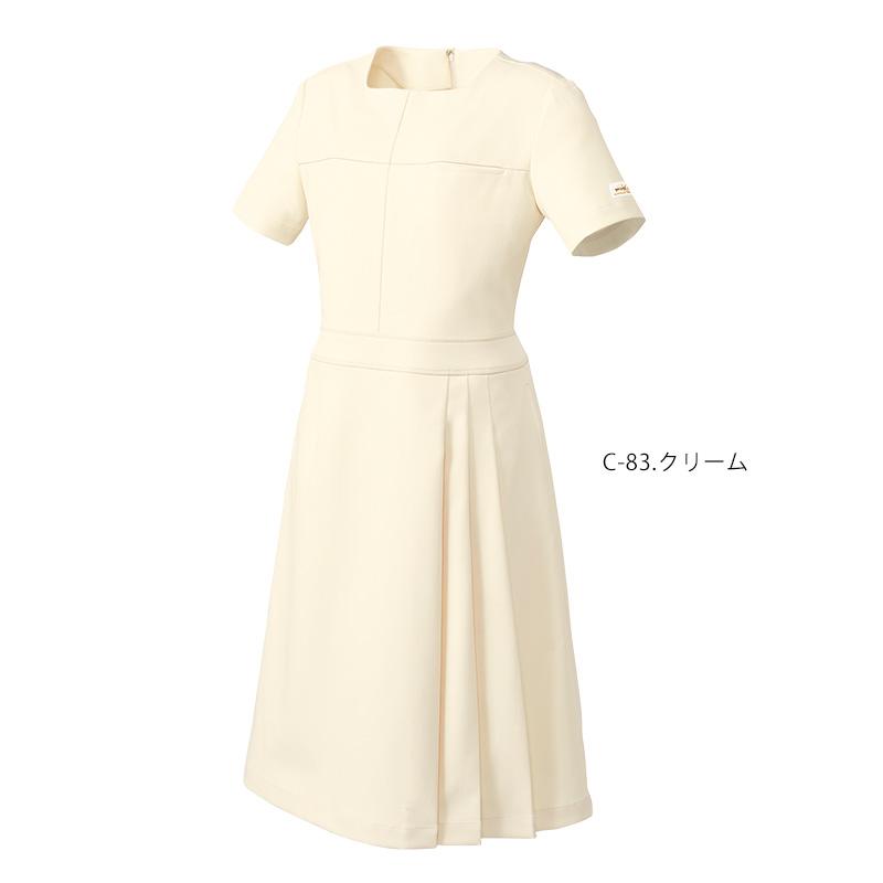 [在庫限り]ミッシェルクラン ワンピース MK0030 [透防止/制電/ストレッチ/制菌/工業洗濯対応] 美容 歯科 エステ クリニック 受付_3