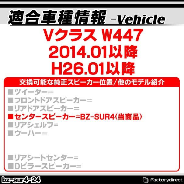 スピーカー祭) fd-bz-sur4-24 Vクラス W447 (2014.01以降 H26.01 スピーカー祭) fd-bz-sur4-24 Vクラス W447 (2014.01以降 H26.01