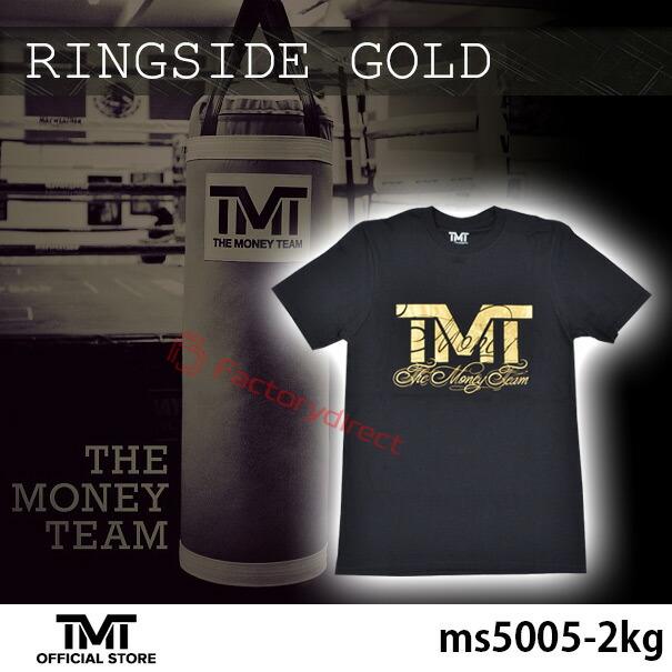 tmt-ms5005-2kg ザ・マネーチーム Tシャツ RINGSIDE GOLD 黒ベース×金ロゴ フロイド・メイウェザー ボクシング メンズ ホワイト プリント アメリカ THE MONEY T｜itempost｜09