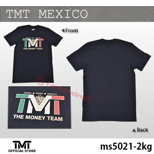 tmt-ms5021-2kg ザ・マネーチーム Tシャツ TMT MEXICO 黒ベース×メキシコ国旗 フロイド・メイウェザー ボクシング メンズ ホワイト プリント アメリカ THE MONE｜itempost｜05