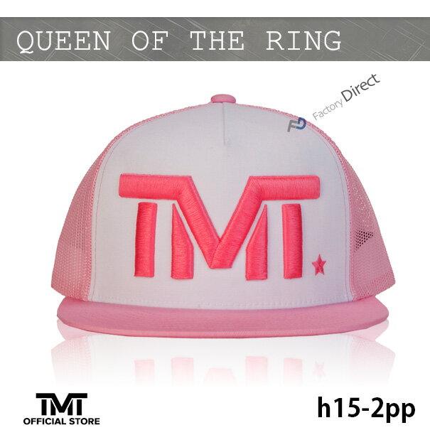 tmt-h15-2pp THE MONEY TEAM ザ・マネーチーム QUEEN OF THE RING (ピンクベース) ザ・マネーチーム キャップ 帽子 フロイド・メイウェザー(TEAM ボクシング WBC｜itempost｜04